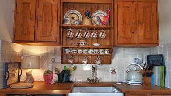 Fully equipped country kitchen